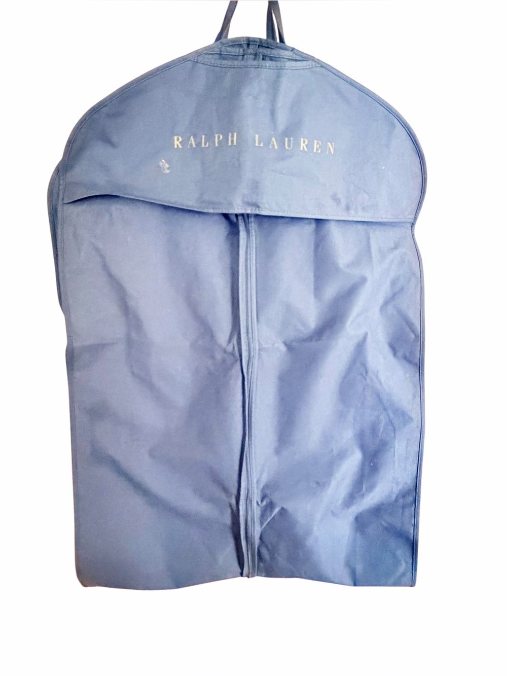 Vintage Ralph Lauren Navy Blue Canvas Long Garment Bag